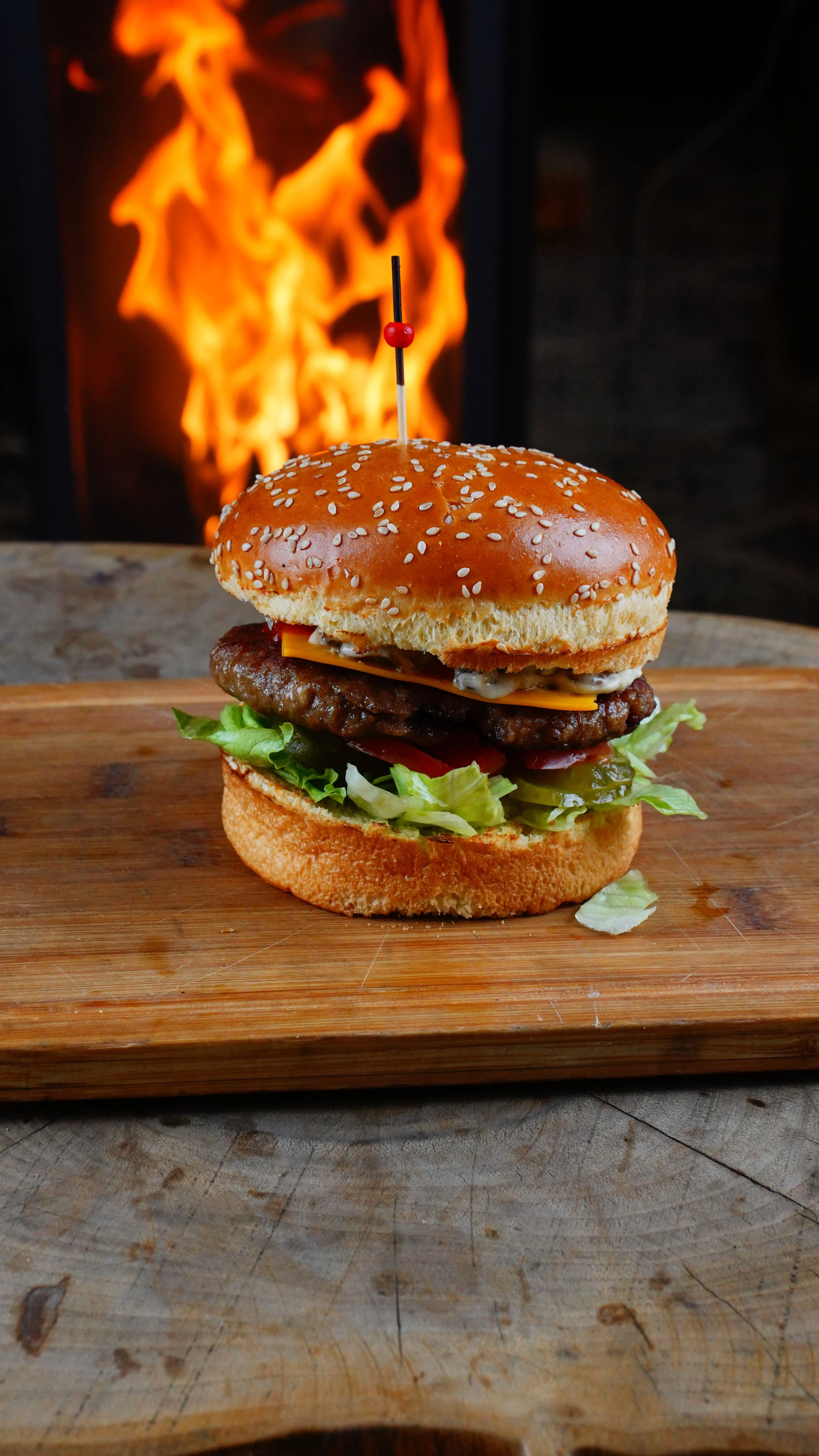 Stone-Grilled Patty Burger